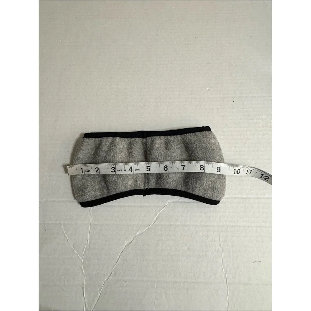 The North Face Polartec Fleece Headband Ear Warmer Gray Hiking Outdoors One Size